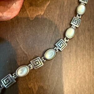 Beautiful Moonstone Sterling bracelet
